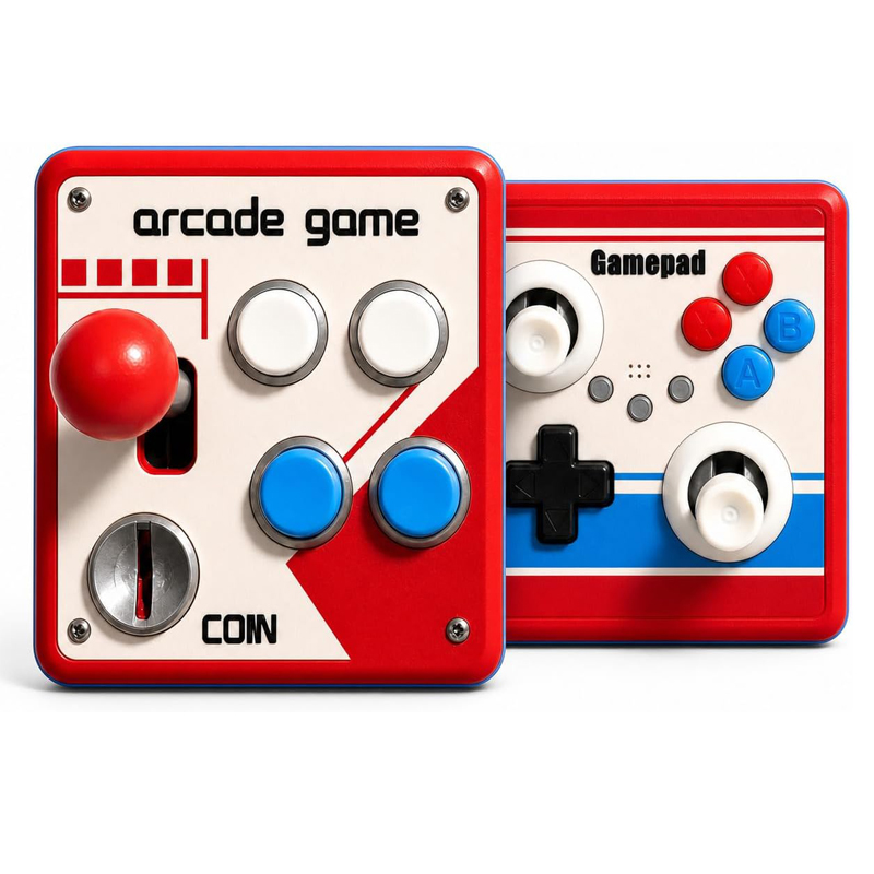 Retro Gaming Joystick - Drill-Free Light Switch Cover Retro Arcade