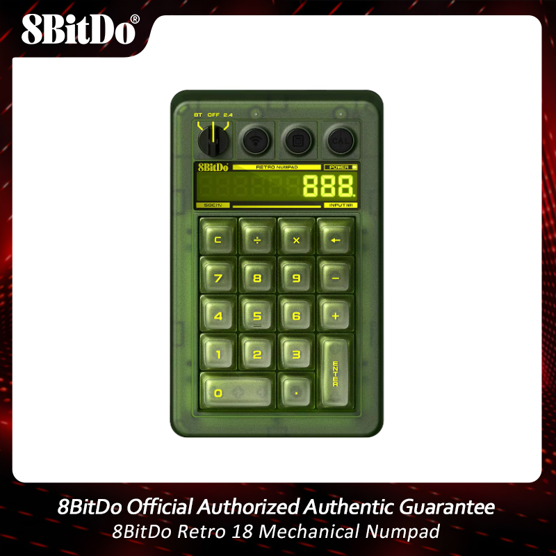 8BitDo Retro 18 Mechanical Num - Retro Gaming For Windows recension och pris