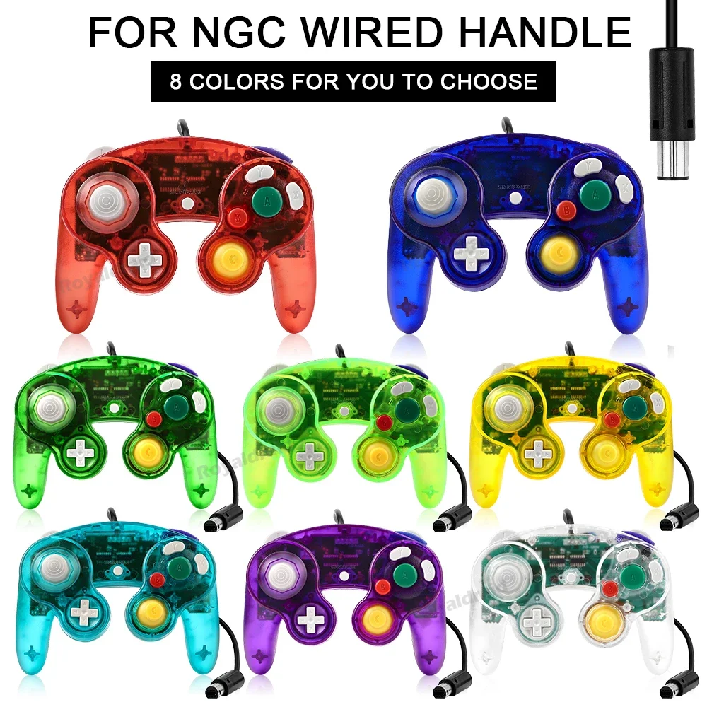 8 Colors Transparent For NGC W - Retro Gaming Joystick recension och pris