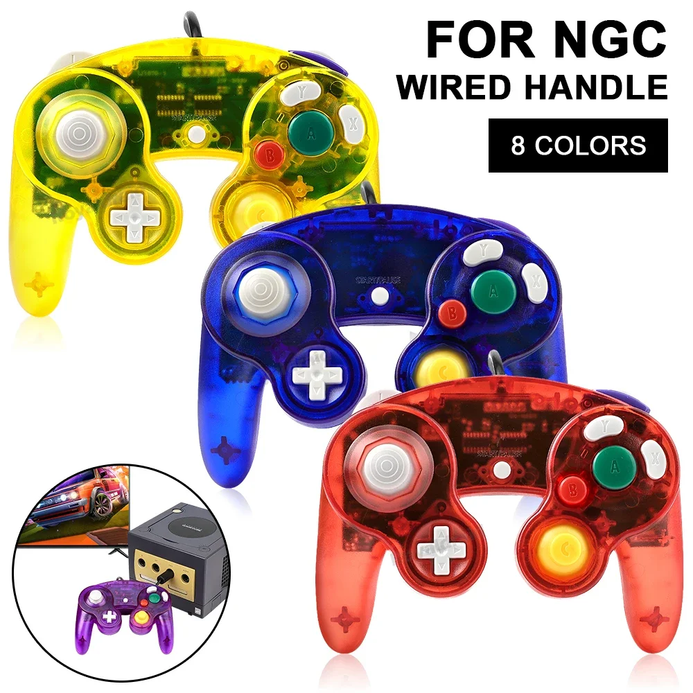 8 Colors Transparent For NGC W - Retro Gaming Joystick recension och pris