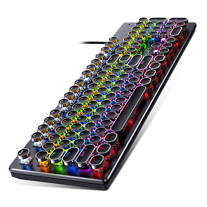 Retro Punk Mechanical Keyboard - Retro Gaming Kc recension och pris