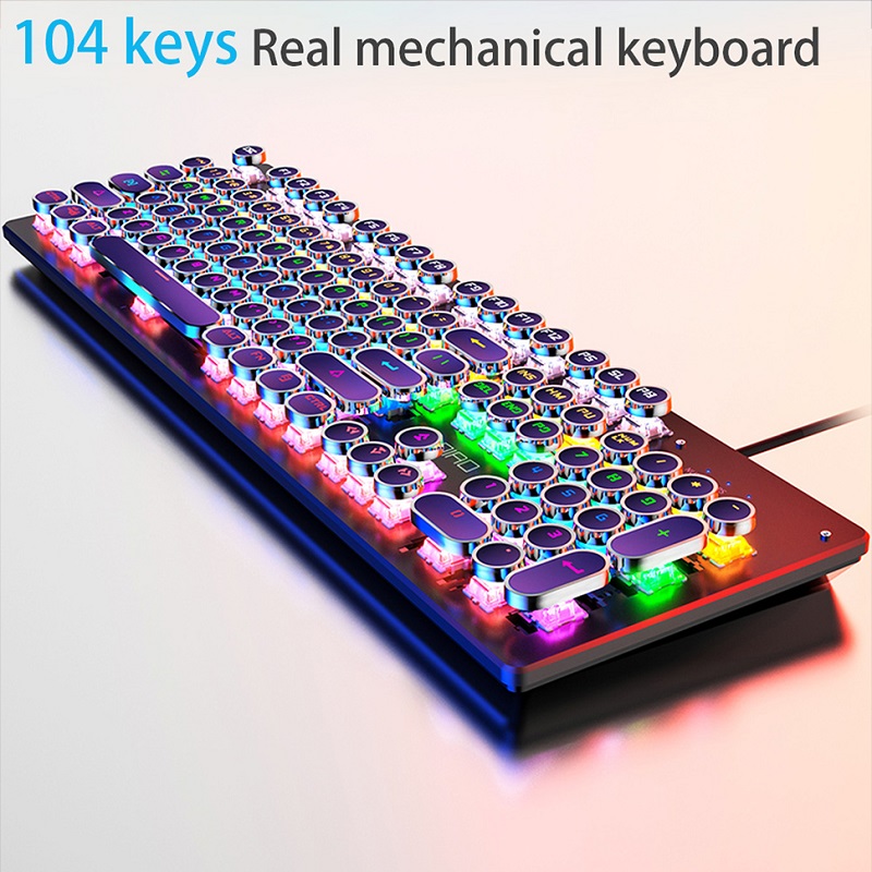 Retro Punk Mechanical Keyboard - Retro Gaming Kc recension och pris