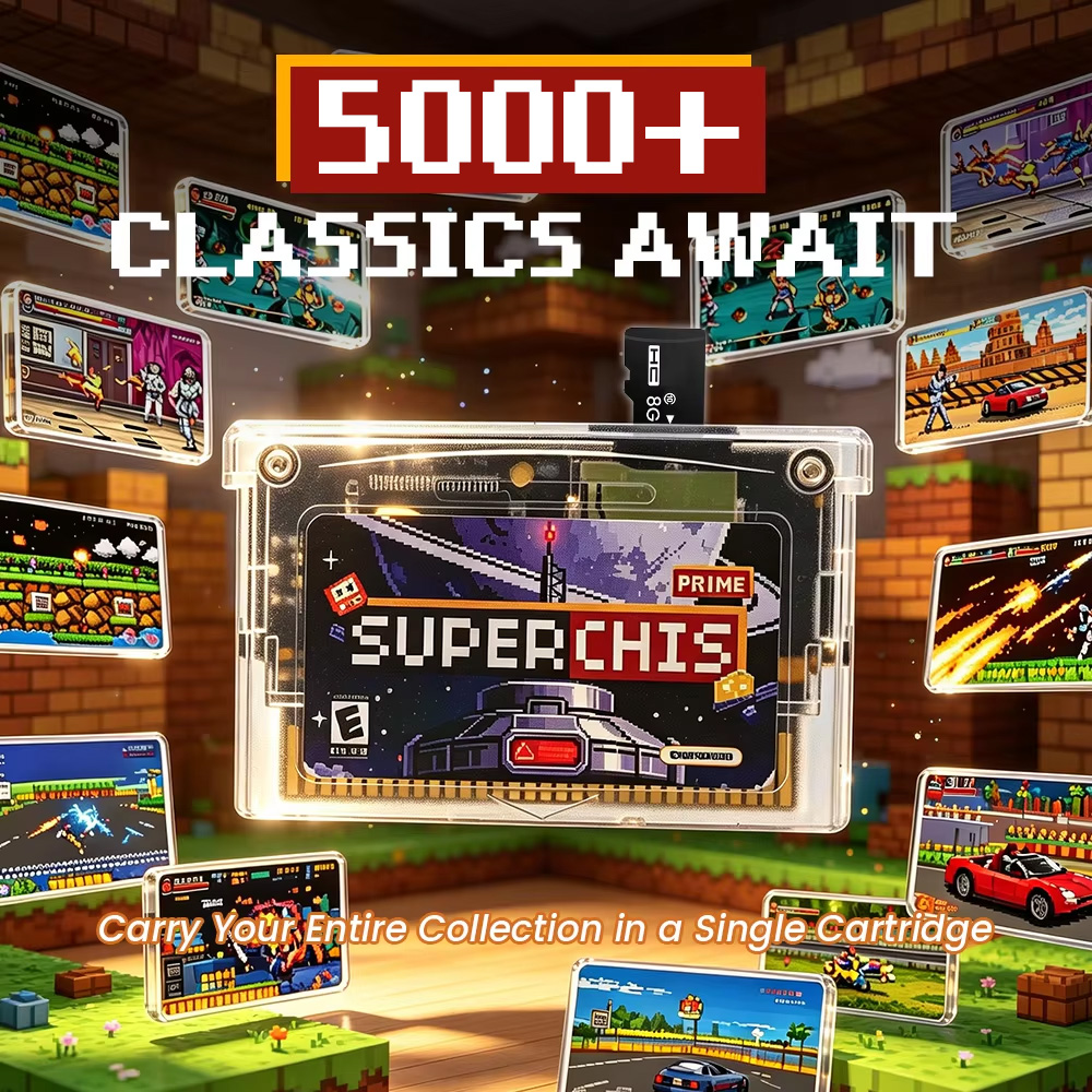 Retro Superchis Flash Game Car - Retro Handheld Console recension och pris