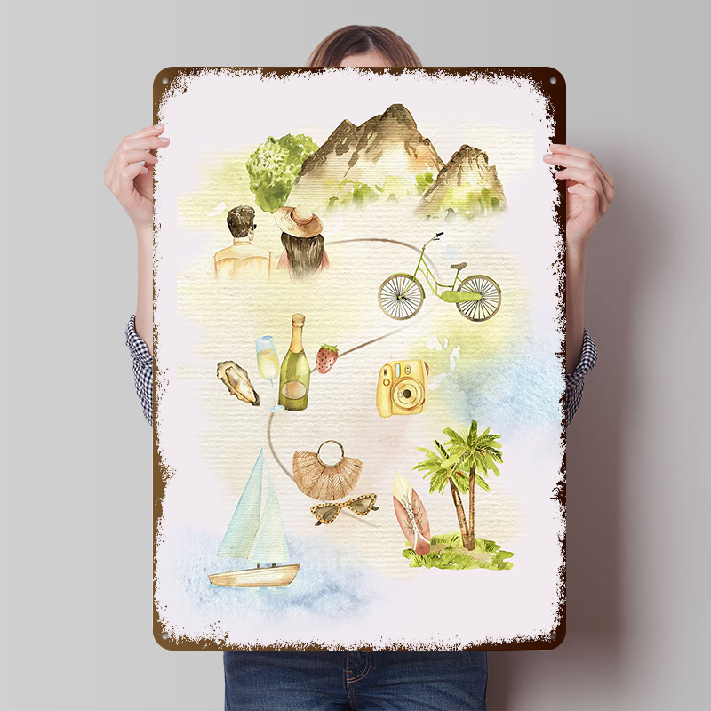 Travel the World Printed Poste - World Of Retro Gaming recension och pris