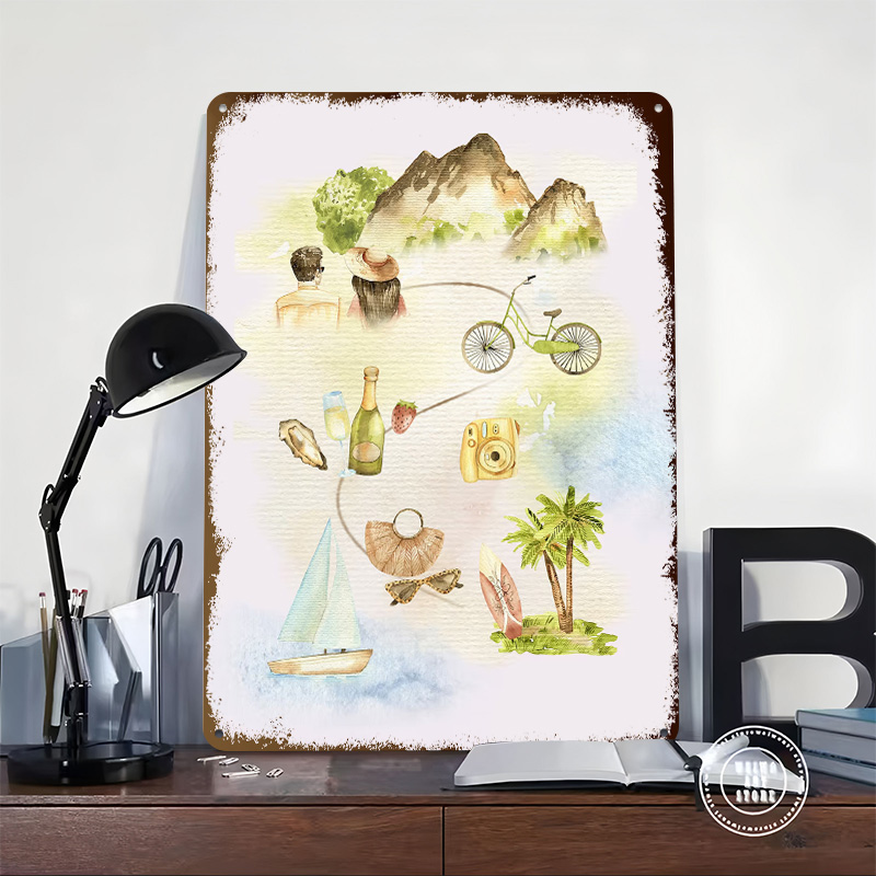 Travel the World Printed Poste - World Of Retro Gaming recension och pris