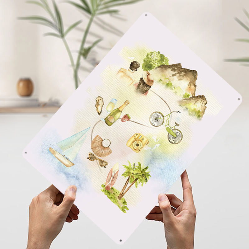Travel the World Printed Poste - World Of Retro Gaming recension och pris