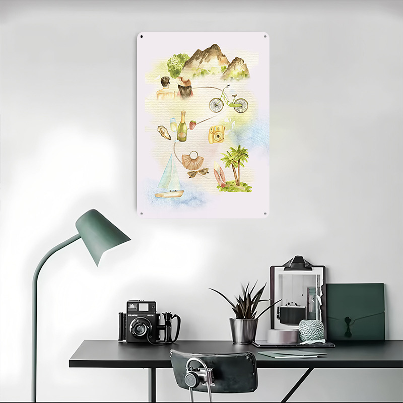 Travel the World Printed Poste - World Of Retro Gaming recension och pris