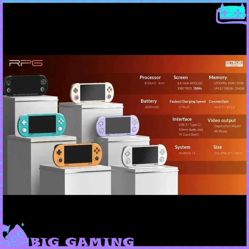 For Retroid Pocket G2 Gaming H - Retro Gaming Joystick recension och pris