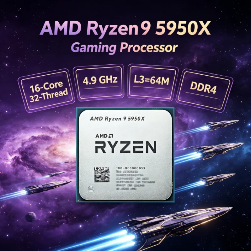 AMD Ryzen 9 5950X DDR4 3.4 GHz - Amd Cpu Ryzen 9 recension och pris