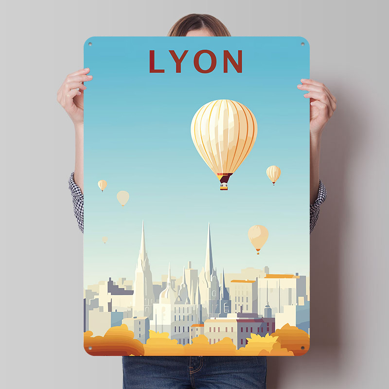 Travel to Lyon Printed Poster  - Retro Gaming Lyon recension och pris