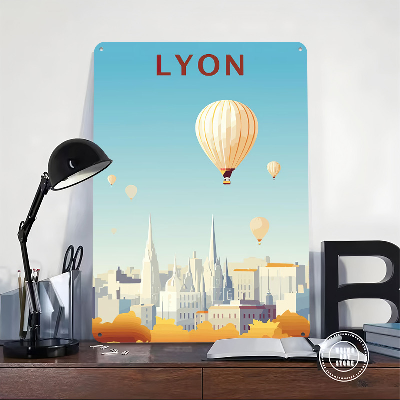 Travel to Lyon Printed Poster  - Retro Gaming Lyon recension och pris