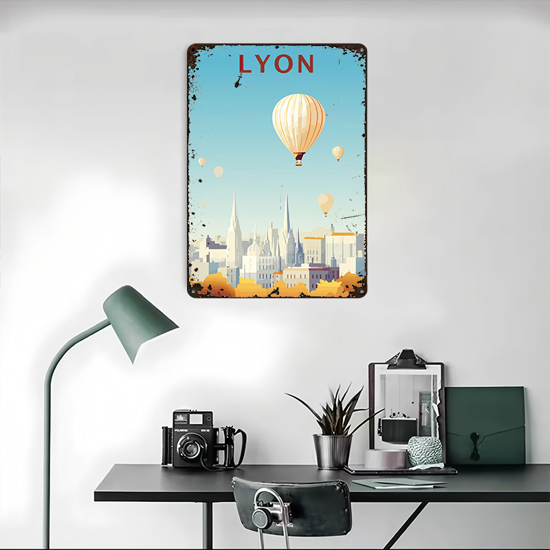 Travel to Lyon Printed Poster  - Retro Gaming Lyon recension och pris