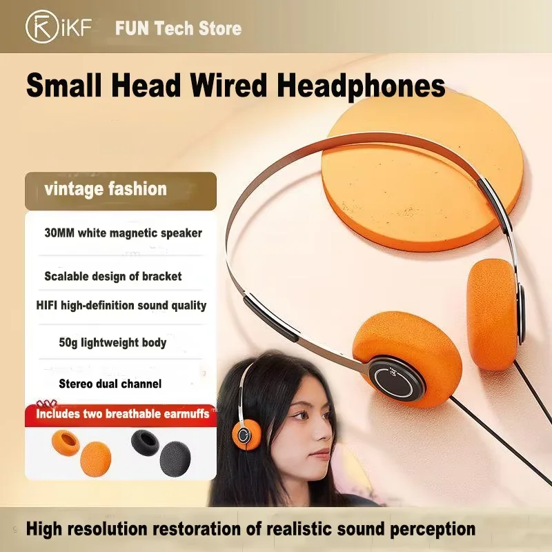 Retro Wired Headphones 30MM Sp - Retro Gaming Kc recension och pris