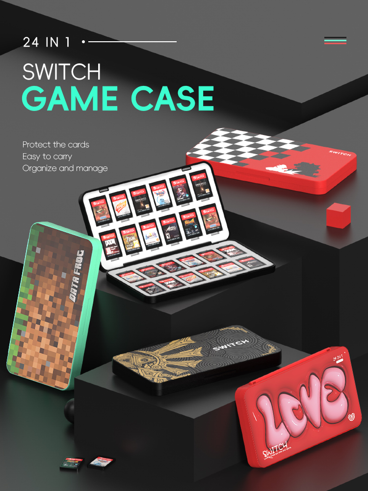 24 in 1 Game Card Case for Swi - Game Cartridge Case recension och pris