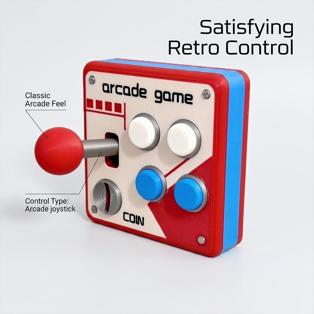 3D Printed Retro Arcade Switch - Retro Gaming Joystick recension och pris