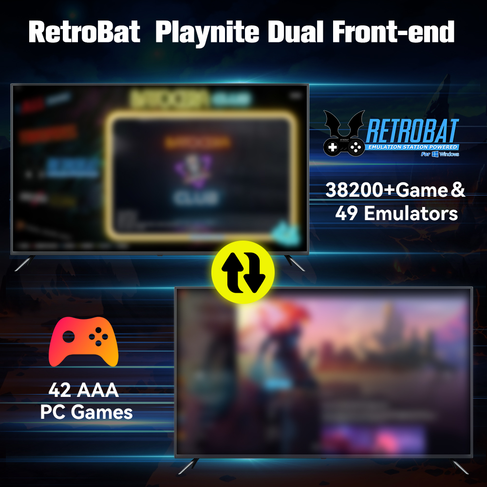 Retrobat＆Playnite System HDD R - Retro Gaming Tv recension och pris