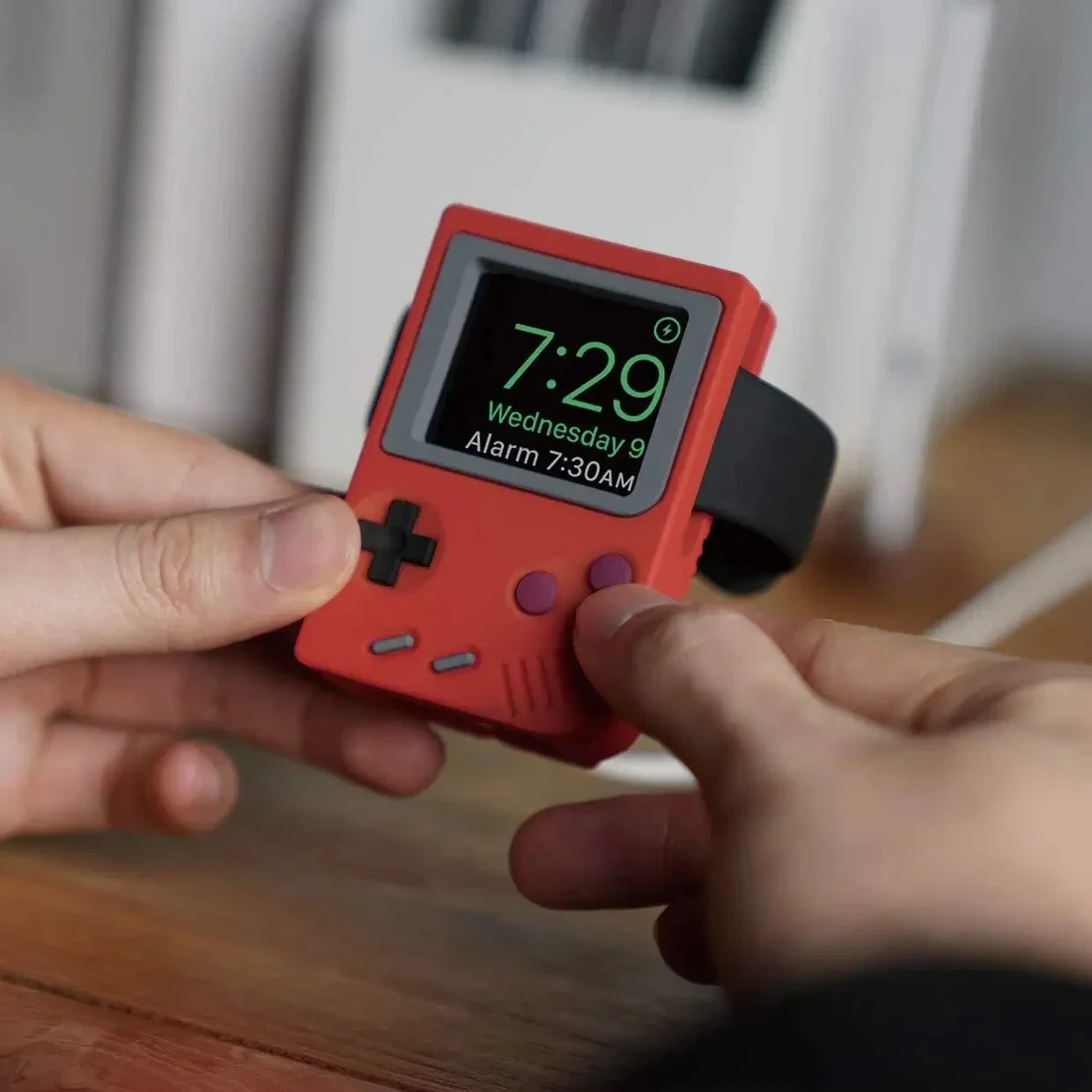 Silicone Holder for IWatch Cha - Retro Handheld Console recension och pris
