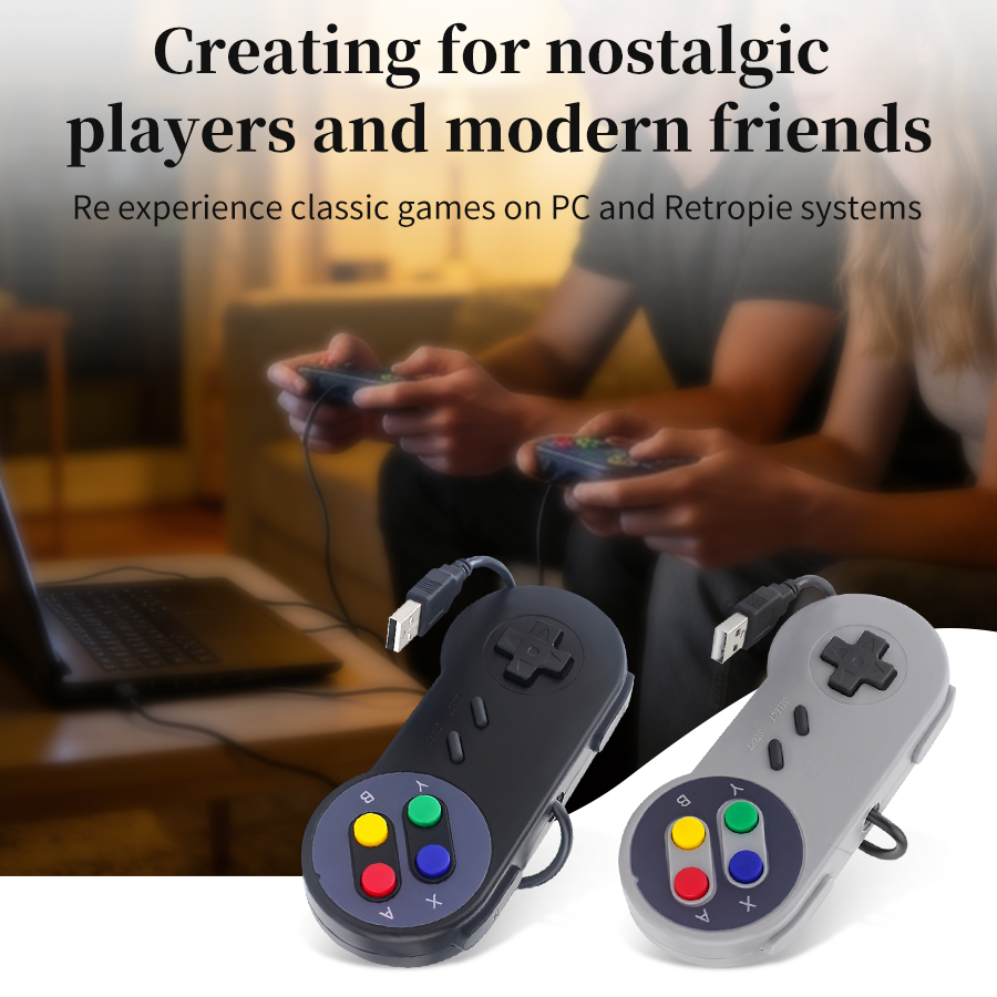 USB Gamepad Gaming Joystick Re - Retro Gaming Joystick recension och pris