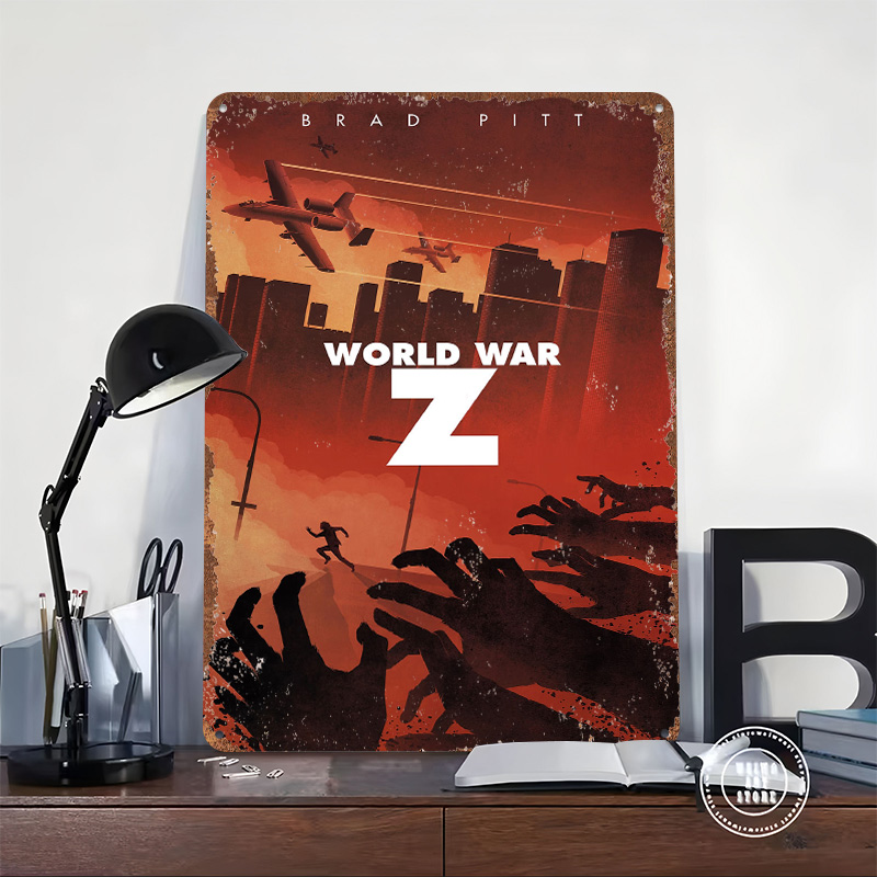 World War Z Alternative Poster - World Of Retro Gaming recension och pris