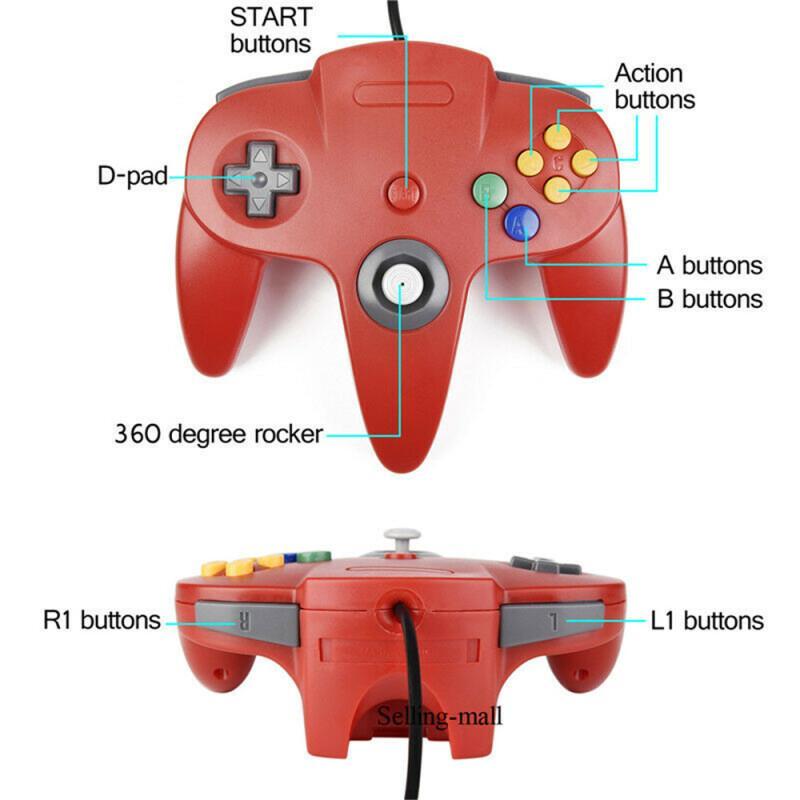 N64 Controller Classic USB Wir - Retro Gaming Joystick recension och pris