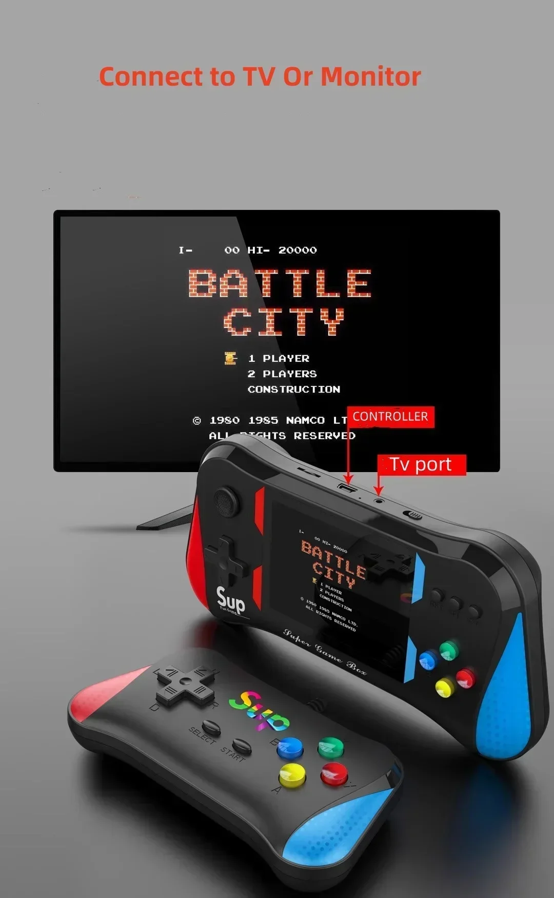 Children's Game Console Palm R - Retro Handheld Console recension och pris