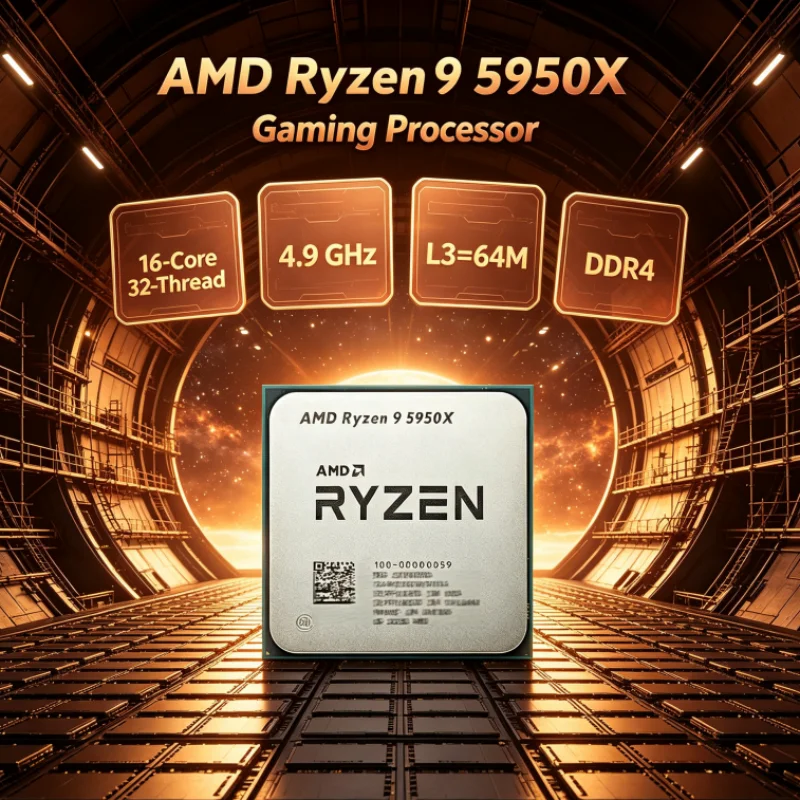 AMD Ryzen 9 5950X 105W Gaming  - Amd Cpu Ryzen 9 recension och pris