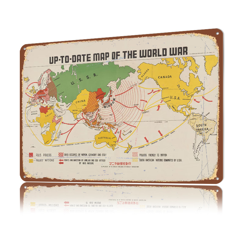 Map Of The World War Personali - World Of Retro Gaming recension och pris
