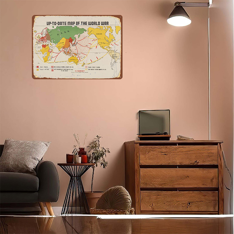 Map Of The World War Personali - World Of Retro Gaming recension och pris