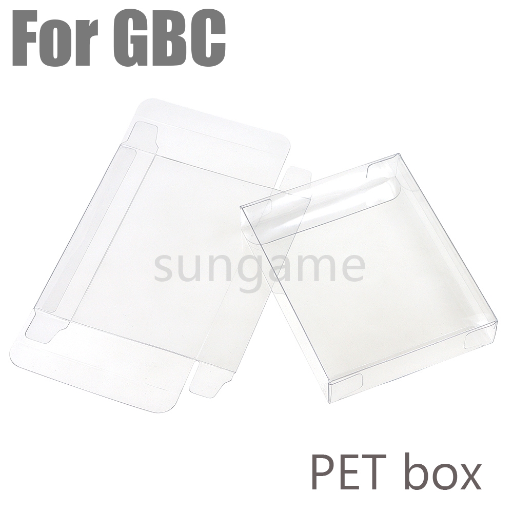 3pcs PET Display Box For GBC P - Game Cartridge Case recension och pris