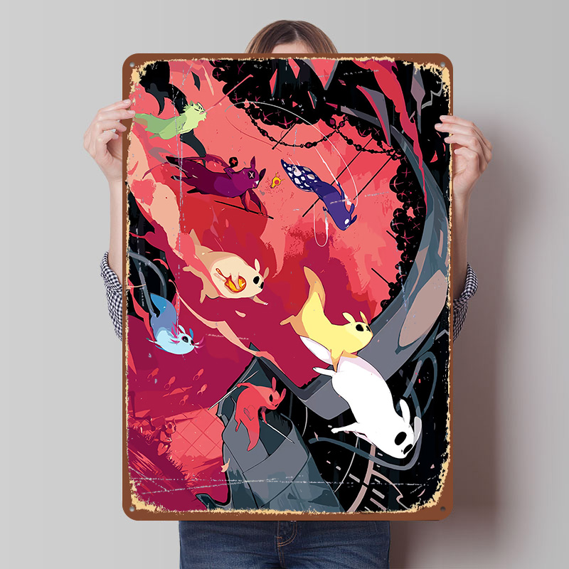 Rain World Metal Poster Custom - World Of Retro Gaming recension och pris