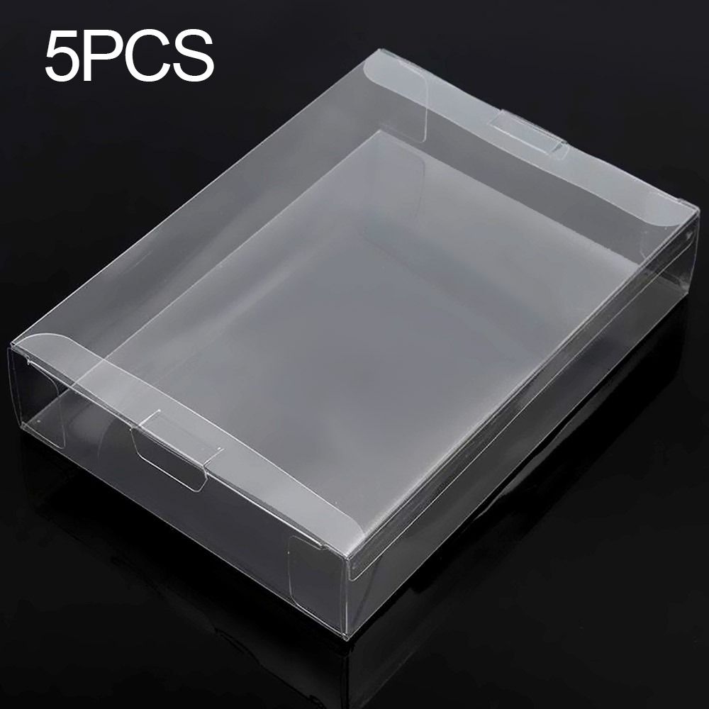 5 Clear Case Sleeve Protector  - Game Cartridge Case recension och pris